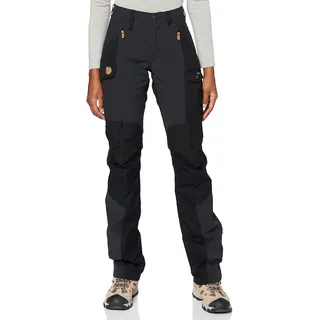 Fjällräven Nikka Trousers Curved Hose, Schwarz, 42