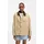 HUGO Damen Gr M open beige 280 Twill Obermaterial 100 Baumwolle Destroyed-Effekte unifarben hüftbedeckend abgesteppte Kante Jacken mit Kontrastkragen