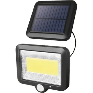 Forever Light Solarleuchte schwarz 8 W 600 Lumen inkl. PIR-Bewegungssensor IP65