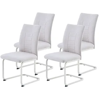 Hela Freischwinger AUGUSTA Polyester beige 4er Set