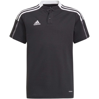 Adidas Jungen Tiro21 Poloshirt, Black, 128