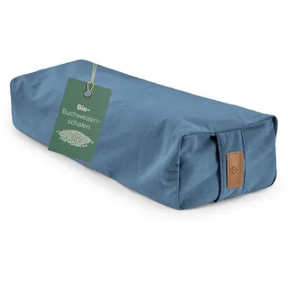 #DoYourYoga Yogabolster »Paravati« 67cm x 13cm | Gefüllt mit Bio-Dinkelspelz (KBA) oder Bio-Buchweizenschalen (KBA) | Yogakissen mit waschbarem Bezug | Sitzkissen & Zafukissen für Yin Yoga