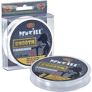 WFT Penzill Smooth Fluorocarbon 100m - Vorfachschnur, Durchmesser/Tragkraft:0.25mm / 5.3kg Tragkraft