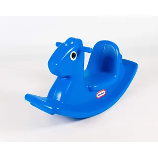 LITTLE TIKES 173950E3 Schaukelpferd aktives Spiel für Kleinkinder, Griffe & Stabiler Sattel für Sicherheit, Unterhaltung, Blau