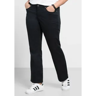 sheego Bootcuthose »Hose Elastische Twill-Qualität Elastische Twill-Qualität, schwarz