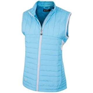 Island Green Insel Grün Golf IGLVST1812 Damen Thermal Sport Top Ärmel gesteppte Padded Gilet Weste, Candy Pink, Größe 12