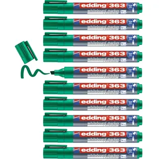 edding 363 Whiteboard-Marker grün 1,0 - 5,0 mm, 10 St.