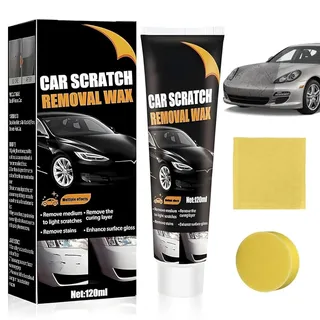 Yizemay Kratzer Entferner Auto 120ML, Auto Kratzer Entferner, Scratch Remover Wax, Kratzerentferner Autolack, Autokratzer Reparatur Paste, Car Scratch Repair Paste für Cars Verschiedene Oberflächen