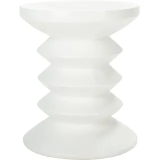 Safavieh Modern Keramik Outdoor-Akzenttisch, Weiß