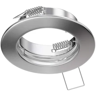 ledscom.de Deckeneinbaurahmen FERE, rund, edelstahl matt