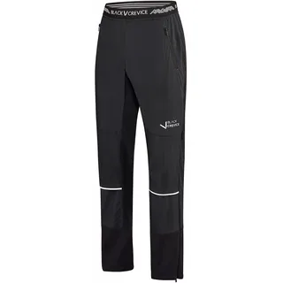 Black Crevice Herren Skitourenhose I Hochwertige Wanderhose Herren aus 88% PES & 12% Spandex I Wind- & Wasserabweisende Outdoorhose Herren I Winterhose für Herren mit Bewegungsfreiheit