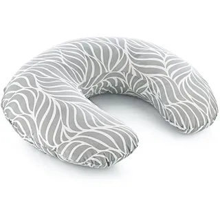 Babyjem Baby Stillkissen Stillhörnchen Still Kissen Nursing Breastfeading Pillow Unterstützungskissen, Grau