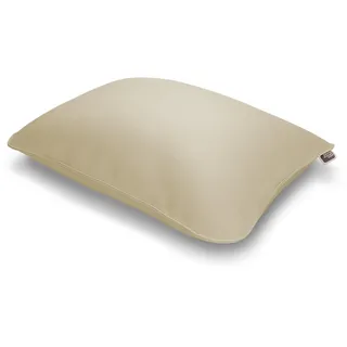 NEU: Jetzt noch weicher! - Original Saunakissen "Premium-Deluxe" aus hochwertigen Objektkunstleder handgefertigt in Deutschland - leinen