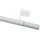 Klemmstange, Zylinder, Durchmesser 8/10 mm, Länge 80-110 cm, Metall, Weiß, 31342, Weiß (Zylinder)