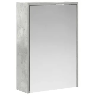 Badezimmerspiegelschrank mit Regal Beton Grau 43 x 16 x 62.5 cm - Grau