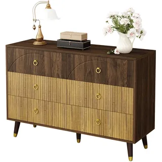 Flieks Sideboard 120x40x81 Schrank Stauraum Wohn Esszimmer , Naturfarben , Holzwerkstoff , 40x81x120 cm , Kleinmöbel, Kommoden, Sideboards