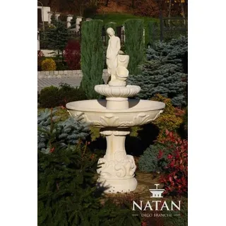 Springbrunnen Froschbrunnen Brunnen Steinbrunnen Gartenbrunnen Fontaine 165cm