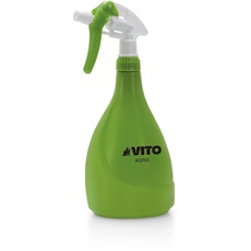 VITO Sprühflasche für Blumen und Pflanzen 1L - Sprüharbeiten in Haus und Garten - Zerstäuber für Pflanzen - mit 2 Funktionen: Jet und Spray - feiner Sprühnebel - Grün (1L)