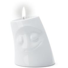 Bild PRODUCTS/Tassen/Kerzenschmusie „Kuschelig“ (Kleiner Kerzenhalter, weiß, Made in Germany)