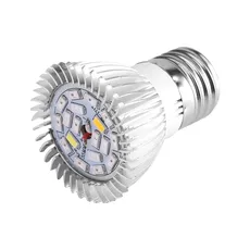 Haofy Pflanzenlampe, 18W E27 Vollspektrum LED Pflanzenlicht Plant Grow Light, 1 Stück Pflanzen Glühbirne Wachstumslampe für Garten Gewächshaus Zimmerpflanzen Hydroponie Gemüse Gemüse Blumen Obst