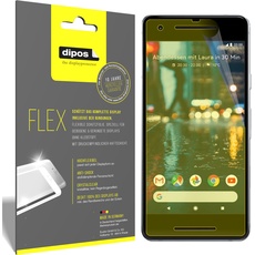 Dipos Displayschutzfolie Full-Cover 3D (3 Stück, Google Pixel 2), Smartphone Schutzfolie