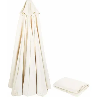 Ersatzbezug Sonnenschirm 3m Anthrazit UV-Schutz 80 stabil Strand Terrasse - Grau