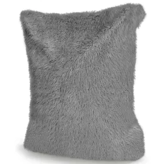 Green Bean XXL Sitzsack 140x180cm in Fellotpik mit 380 Liter EPS Perlen Füllung - Indoor Riesensitzsack - Grau - Grau