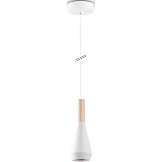 Paco Home MORA 1-flg. Ø 9 cm Trichterform weiß