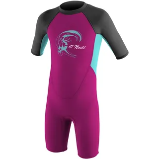 O'Neill Oneill Wetsuits Wetsuits Kinder Toddler Reactor Spring Neoprenanzug, Berry/Ltaqua/Graph, 3 Jahre