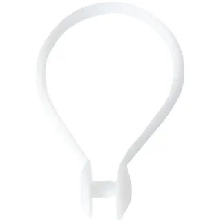 Merriway BH00874 40 mm Snap Fit Duschvorhangringe (Packung à 25)