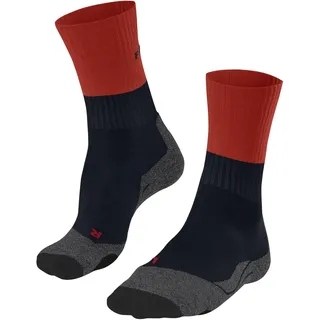 Falke Herren Wandersocken TK2 Explore M SO Wolle Funktionsmaterial antiblasen dick 1 Paar, Orange 8182), 42-43