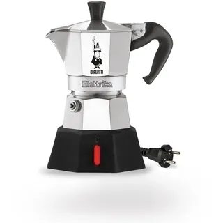 Bialetti Moka Elettrika 2 Tassen Schwarz/Silber