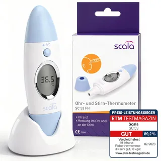 SCALA SC 53 Infrarot Ohr- und Stirnthermometer