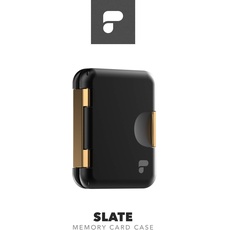 PolarPro Slate CF-Kartenetui (passend für 4 CF, 2 Standard SD und 8 MicroSD) Premium Metall CF Case