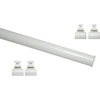 GARDINIA Unterprofil zum Klipsen weiß