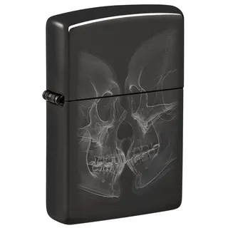Zippo Sturmfeuerzeug - X-Ray Kiss, High Polish Black, Photo Image - Nachfüllbar - Wiederverwendbar - Windfestes Design - Geschenkbox - Made in USA