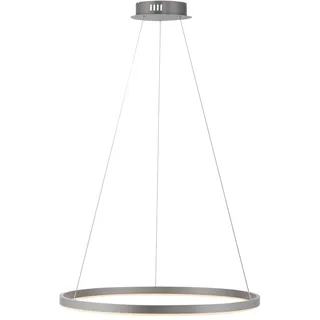 just light. Ritus 1-flg. Ø 60 cm rund grau Aluminium