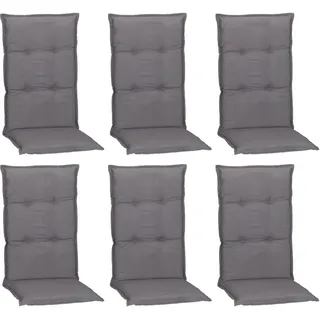 Beo Sitzauflage Hochlehner Tanana 6er-Set Hellgrau