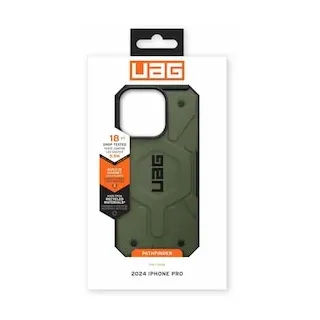 Urban Armour Gear UAG Urban Armor Gear Pathfinder MagSafe Case Apple iPhone 16 Pro olive drap