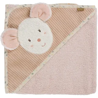 Fehn Kapuzenbadetuch Maus – Bade-Poncho aus Frottee mit Kapuze