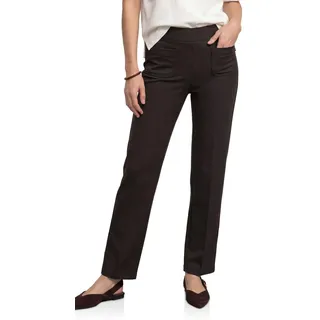 Street One Damen High Waist Straight Leg Hose im Casual Fit 3818521