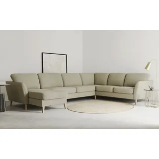 OTTO home Wohnlandschaft Polyester 3-Sitzer Braun