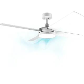 Cecotec 132 cm Deckenventilator Weiß inkl. Fernbedienung