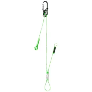 Edelrid Doppelt Verstellbares Dynamisches Seil - Neon Green - 120 cm