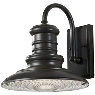 Außenlampe Aluminium IP44 in Bronze blendarm E27 KINGSTON Wand Leuchte Haus Hof