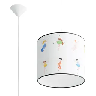 Hängeleuchte FAIRY 30 1xE27 15W PVC 95x30x30cm Sollux Lighting - Bunt