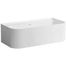 Bild von Sonar Badewanne, Vorwandversion, 1600x815x535mm, 2 Rückenschrägen, weiß, H2203470000, Ausführung: Bohrlöcher für Wannenarmatur