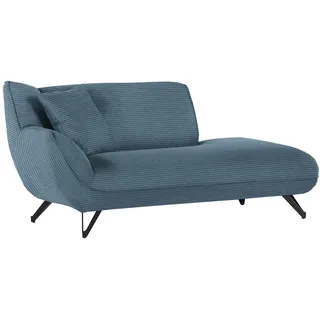 Carryhome Chaiselongue , Blau , Textil , Füllung: Polyester , 190x90x95 cm , Stoffauswahl, seitenverkehrt erhältlich , Wohnzimmer, Sofas & Couches, Sofas, Recamieren