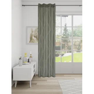 Homing Talas Ösen 140 x 245 cm Grau/Weiß 1 Stk.