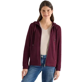 Cecil Langarm Jacke mit Kapuze und Taschen Sweet Grape red L